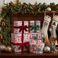 thumbnail image 1 of PoyoKee Christmas Wrapping Paper, 118"*17" Roll 80gsm Recyclable Gift Wrapping Paper With Cut Guide Lines, Christmas Decoration for Wedding Xmas Gift Packaging, 1 of 5