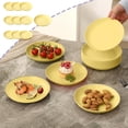 thumbnail image 1 of PoyoKee Dinnerware Sets, 10pcs Fruit Snack Plates, Household Dishware Dish Set for Daily Use, Party Plates for Kitchen Essentials, Yellow, 1 of 6