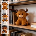 thumbnail image 1 of PoyoKee Graduation Gifts Highland Cow, Mortarboard Toys for Women Men, Soft Stuffed Plushies for Keepsake, Graduation Decorations 2026, 9 inch - Brown, 1 of 6