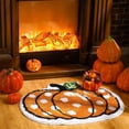 thumbnail image 1 of PoyoKee Halloween Bathroom Rugs, Maple Leaf Pumpkin Floor Mat, Soft Non Slip Shower Mat Kitchen Rugs for Bedroom Bathroom Halloween Decorations, 28", 1 of 6