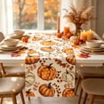 thumbnail image 1 of PoyoKee Thanksgiving Table Runner, 72" x 13" Linen Holiday Table Cloth, Fall Decor Tablecloth for Dining Home Mantel Living Room Party Decorations, 1 of 6