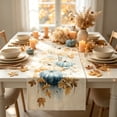 thumbnail image 1 of PoyoKee Thanksgiving Table Runner, Linen Holiday Table Cloth, Fall Decor Tablecloth for Dining Home Mantel Living Room Party Decorations, 72" x 13", 1 of 6
