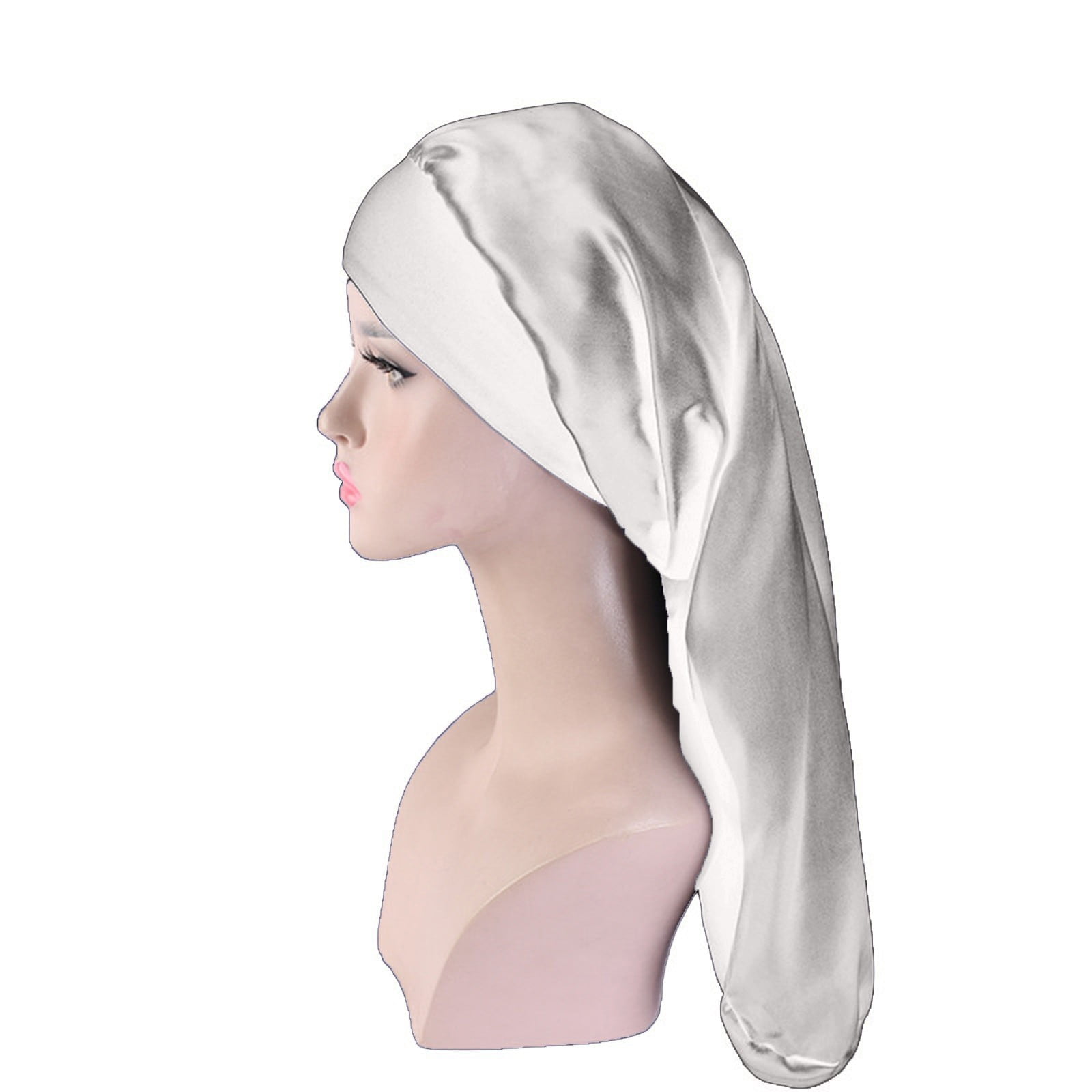 White tiger Satin Hair Bonnet ( Satin Night sleep cap ) – AfricanFabs