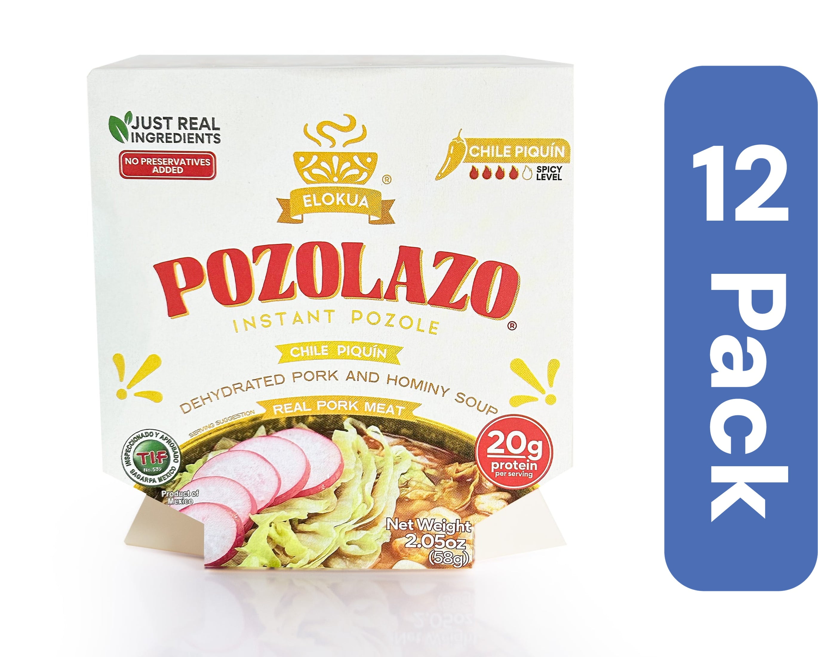 Pozolazo Piquin Pozole Soup 2.05 oz (Pack Of 12)