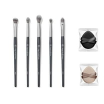 Pozyie BK Beauty Brush -Viral Under-Eye Concealer, Eye Shadow, | Bronzer, Blush & Highlighter with Powder Puff Makeup Brushes Five Essentials for a Flawless Look
