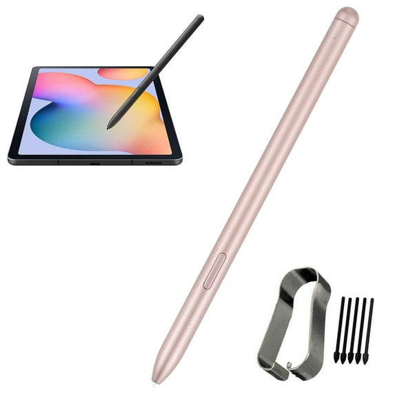 Pozyie For Samsung Tablet Stylus S Pen Tab S8 S8 S8 Ultra S7 FE S7 S6 High Sensitivity Stylus Pen,With Replacement Tip,Gold