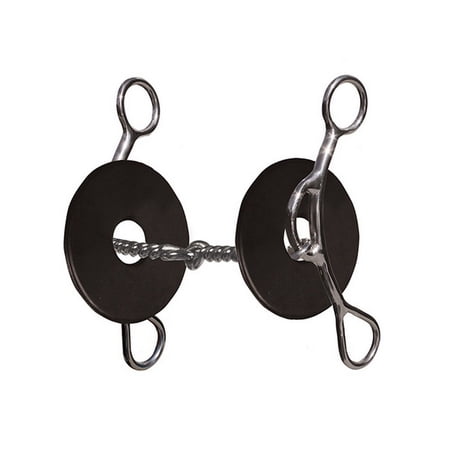 Pozzi 5in Shank Twisted Snaffle Gag Bit