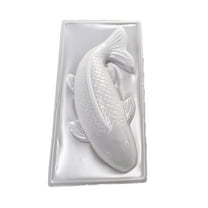 Pp Fish Shaped Mold, Large Size Carp Design, Home Kitchen Baking Steaming Festival Food Preparation Tool
