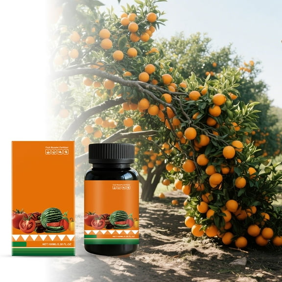 PpgejGEK 100ml Fruit Nutrition Fertilizer Liquid Food Improves Yield and Quality for Foliar Spray Drip Irrigation Multi-stage Application Enhances Growth Stress Resistance