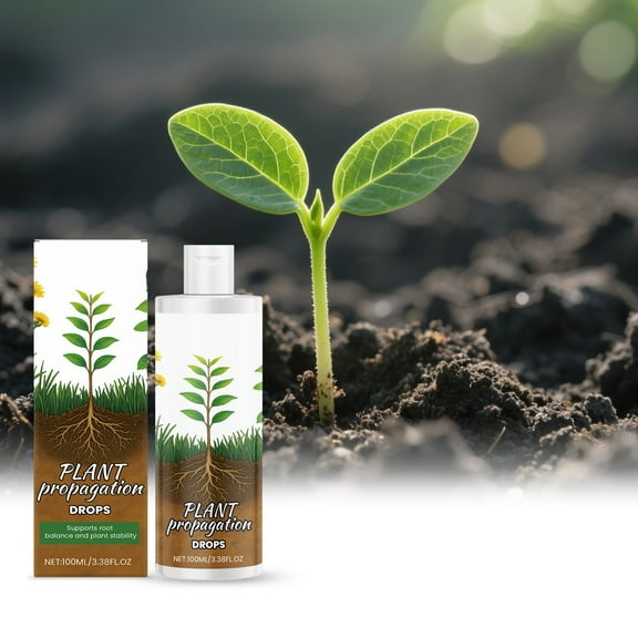 PpgejGEK 100ml Rooting & Nutrient Growth Drops  Promotes Root Development for Potted Flowers Vegetables Herbs Water Replenishing Maintenance Solution