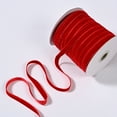 thumbnail image 1 of PpgejGEK 1cm Velvet Ribbon 50 Yards Flocking Jewelry DIY Craft Ribbon for Christmas Tree Wreath Gift Wrapping Wedding Decoration, 1 of 6
