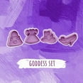 thumbnail image 1 of WWG 3D Plunger Cutters Set 4PCS Cake Pastry Cookie Fondant Stampers Baby Theme Baking Tools Food Grade Plastic Reusable Easy Clean, 1 of 5