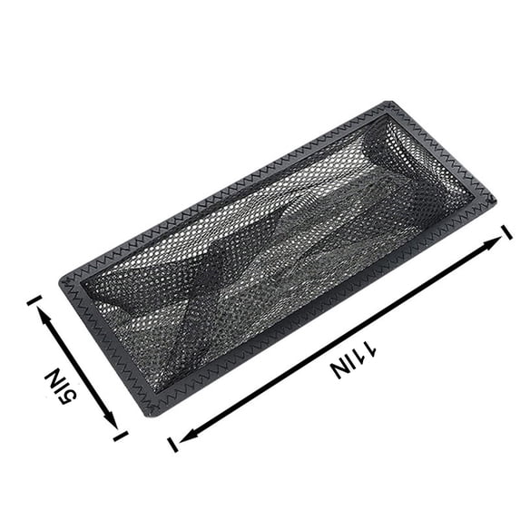 ufeghfjh 4x10 Inch and 4x12 Inch Floor Vent Filter Screens 2-Pack, Household Air Vent Cover Grille Dust Filter for Floor Registers, Polyester Mesh and PVC Material, Easy Installation