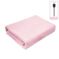 thumbnail image 1 of PpgejGEK 5V USB Powered Single Layer Heating Blanket Fast Warming Electric Throw for Legs Lap Shawl Skirt Cover Portable for Home Office Travel 150x80cm 59x31 inches, 1 of 5