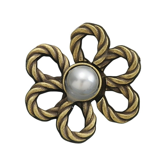 PpgejGEK 8 PCS Jeans Waist Tightener Flower Button Clips No Sew Adjustable Belt Buckle Extender for Loose Pants Skirts Quick Fix Tool Set Petal Design