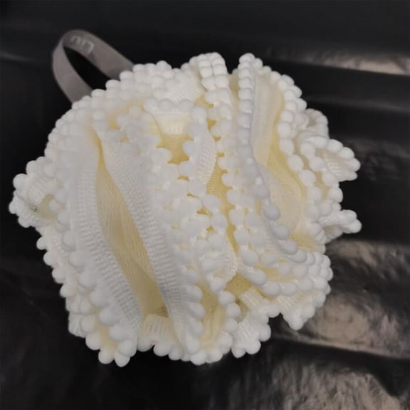 WWG 80g Mesh Bath Shower Loofah Sponge, Large Body Scrubber Puff for Exfoliating, Creates Rich Foam, 5.5 Inch