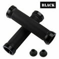 thumbnail image 1 of PpgejGEK Bike MTB Handlebar Grips 2PCS Rubber Aluminum Alloy Lock-on 130mm Length 25mm Diameter for Mountain Bike Cycling Ergonomic Non-Slip Control, 1 of 6