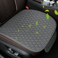 thumbnail image 1 of PpgejGEK Car Seat Cushion Protector 20x20 Inch Non Slip Breathable Linen Front Seat Cover with Storage Pouch Universal Fit for Car SUV Truck Vehicle, 1 of 6