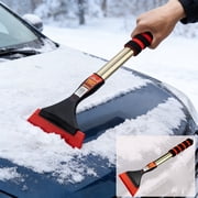 WWG Car Snow Shovel and Ice Scraper, 41cm Winter Window Glass Defrosting Shovel, Snow Removal Tool for Vehicles with Ergonomic Handle, Durable Plastic Design, 16.14 inches