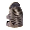 thumbnail image 1 of WWG Copper Finger Protector Thimble for Sewing Embroidery Adjustable Metal Thimble 0.6x0.9 Inch Small Medium Size for Needlework Quilting Crafting, 1 of 4