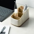 thumbnail image 1 of WWG Desktop Organizer with Multiple Compartments, Plastic Stationery Storage Box for Office Supplies Pencils Cards, Small Space-Saving Desk Tray, 6.8 x 3.9 x 3.3 Inches, 1 of 6