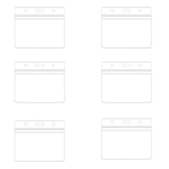 PpgejGEK Health Card Protective Case PVC Soft Horizontal Badge Holder Immunization Card Ready 4.25x3.75inch Lanyard Attachment Top Insert Design Vaccination Record ID Document Cover