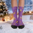 thumbnail image 1 of WWG Heated Competitive Banana Socks Cute Banana Pattern Crew Socks for Men Women Unisex Comfortable Soft Stretchy Casual Socks Multiple Colors One Size Fits All, 1 of 7