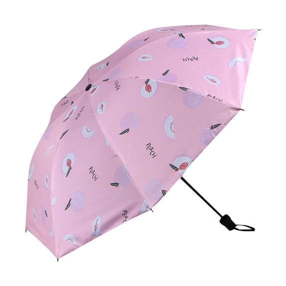 WWG Manual Foldable UV Protection Sunshade Umbrella Portable Compact Travel Umbrella UPF 50+ Windproof Rain or Shine for Outdoor Use