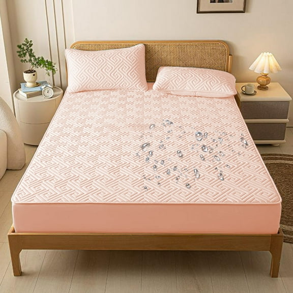 WWG Mattress Protector Bed Sheet Nonslip Fitted Bed Cover All Inclusive Soft Fiber Stretch Protection for Mattress 35.4x78.7 Inches