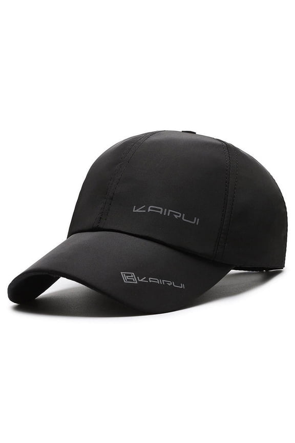 Men's Quick-Dry Outdoor Sport Baseball Mesh Hat, Breathable Running and Summer Visor Cap with Adjustable Fit, Available in Khaki Black Gray and Navy, Hat Circumference