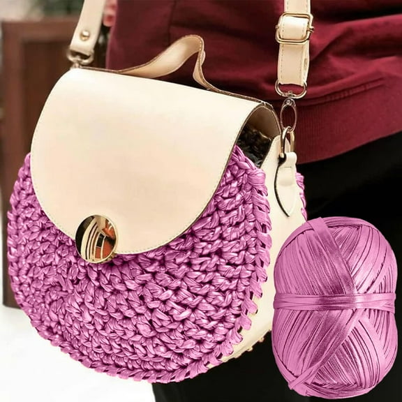 PpgejGEK Metallic Texture Cloth Strips Personalized DIY Weaving Yarn Knitting Crochet Blanket Bag Craft 45m 148Ft 50yd Glitter Sparkle for Handmade Projects Gifts