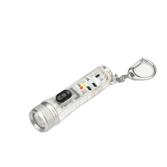 WWG Mini Rechargeable LED Flashlight with 10 Lighting Modes, 400 Lumens 25g Keychain Light, IP65 Waterproof with Magnetic Base