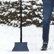 WWG Multi-Purpose Snow Shovel Ice Scraper Garden Cleaning Tool with Metal Blade for Winter Snow Removal Weeding Edging