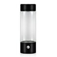 thumbnail image 1 of WWG Portable Hydrogen Water Generator Bottle with SPE/PEM Technology, Rechargeable Glass Ionizer for Alkaline Antioxidant Rich Water, 425ml, 14.4oz, 1 of 5