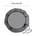 thumbnail image 1 of ufeghfjh Reusable Rain Barrel Mesh Cover with Drawstring, Water Bucket Filter Screen for Garden, Flexible Polyester to Keep Out Leaves Debris Insects, Black, 1 of 9