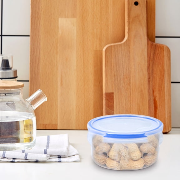 WWG Sealed Food Storage Containers Set 5 Sizes Kitchen Pantry Organization Cereals Dry Fruit Tea Airtight Plastic Boxes 290ml-1300ml