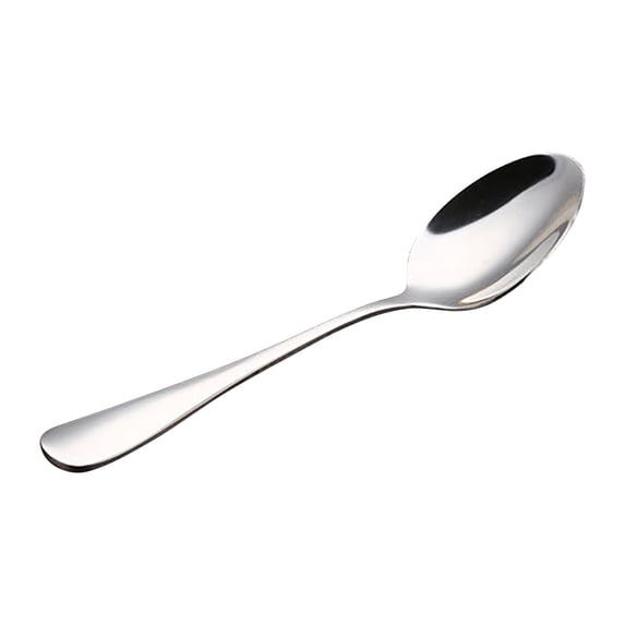 WWG Stainless Steel Spoon Set 5 Sizes 20.2cm-11.9cm/7.95-4.68in Coffee Fruit Dining Utensils Hotel Supplies Mirror Polished
