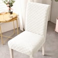 thumbnail image 1 of WWG Stretch Dining Chair Covers Slipcovers Full Set Seat and Back Protector for Kitchen Wedding Banquet Decor Nylon Spandex Washable White Wine Dark Gray Khaki Green One Size Fits, 1 of 6