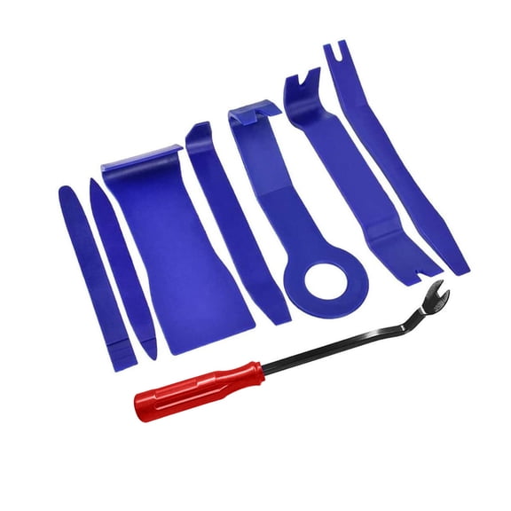 WWG Trim Removal Tool Panel Removal Tool Auto Trim Removal Tool Set 8 Piece Plastic Pry Tool Kit for Car Door Panel Dashboard Fastener Remover