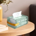 thumbnail image 1 of WWG Wall Mounted Paper Towel Holder with Lid, No Drill Bathroom Tissue Dispenser Box for Kitchen Counter, Plastic Towel Roll Storage, 7.2x4.8 Inches, 1 of 6