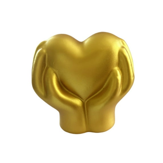 PpgejGEK Warm and Minimalist Heart Resin Ornament - Modern Simple Small Decorative Figurine for Bedroom Shelf Desk Contemporary Home Decor Gift