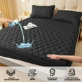 thumbnail image 1 of WWG Waterproof Fitted Bed Sheet, Non-Slip Mattress Protection Cover All-Inclusive Elastic Bed Cover, Soft Polyester Suitable for Sleeping Naked, 150x200cm/59x78.7 Inches, 1 of 6