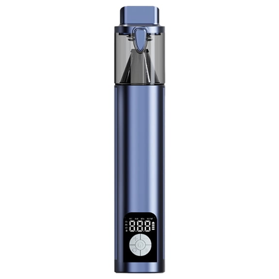 ufeghfjh Wireless Car Vacuum Cleaner and Air Pump 70W 6000mAh Handheld Portable with Multiple Nozzles LED Light Digital Display for Household Car Tire Inflation Suction Blue Purple