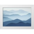 thumbnail image 1 of Pphgallery 24x17 White Modern Wood Framed Museum Art Print Titled - Blue Waves, 1 of 4
