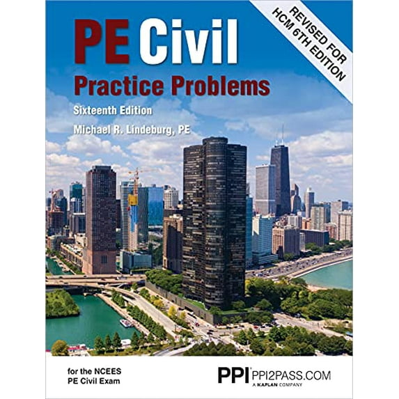 Pre-Owned Ppi Pe Civil Practice Problems, 16th Edition - Comprehensive Practice for the Ncees Pe Civil Exam (Paperback) 159126572X 9781591265726