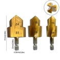 thumbnail image 1 of Ppr Riser, Step Drill Bit, Pvc Thread Making Size Plastic Pipe Thread Hand Tools Gold, 1 of 9