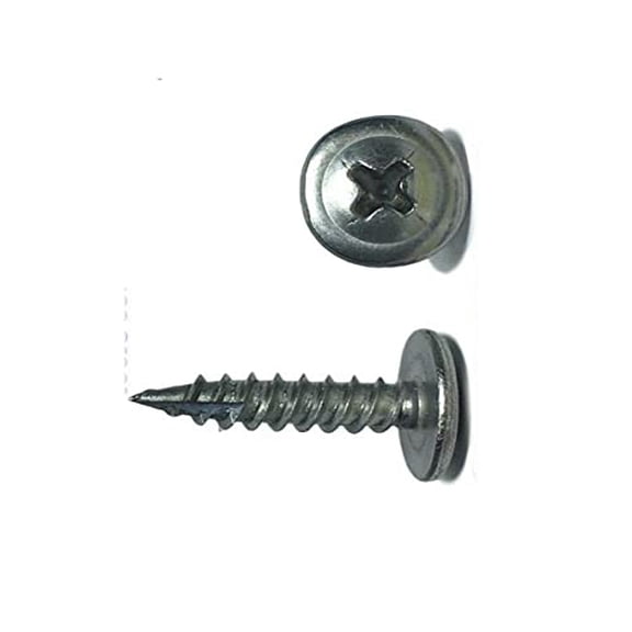 Pr-Mch Package of 100, #8 x 1 Stainless Steel Metal Phillips Modified Truss Head K-Lath Screw Set Kit #DR-D2825D$$Hardware