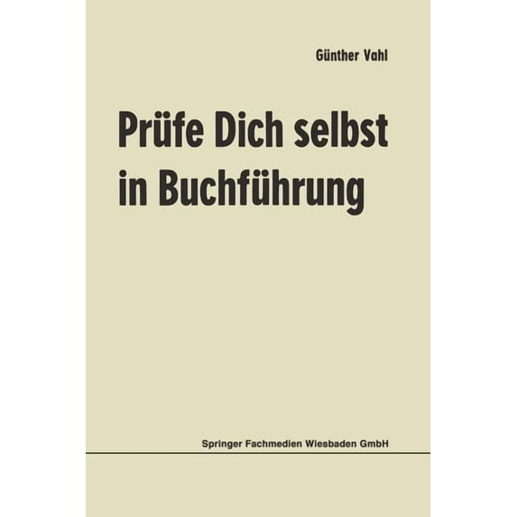 Prüfe Dich Selbst in Buchführung, (Paperback)