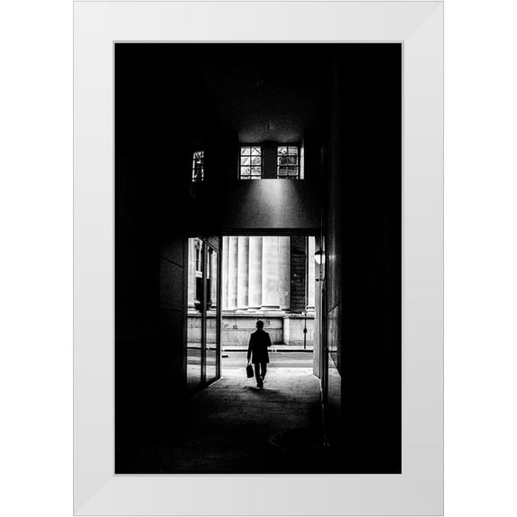 Pracht, Friedemann 17x24 White Modern Wood Framed Museum Art Print Titled - Passage