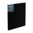 thumbnail image 1 of Practica Economy Black Stretched Cotton Canvas - Acid-Free Acrylic Primed Canvas for Acrylics, Oils, Alkyds, & More! - [2-Pack - 16x20"], 1 of 6